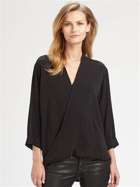 black michael michael kors kelen textured blouse|michael kors blouse price.